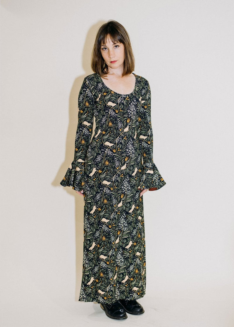 The Flounce Dress in Meadow - Made To Order