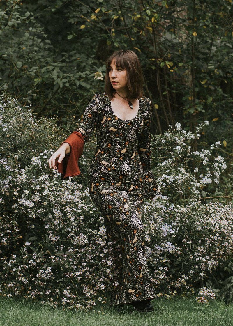 The Flounce Dress in Meadow - Made To Order