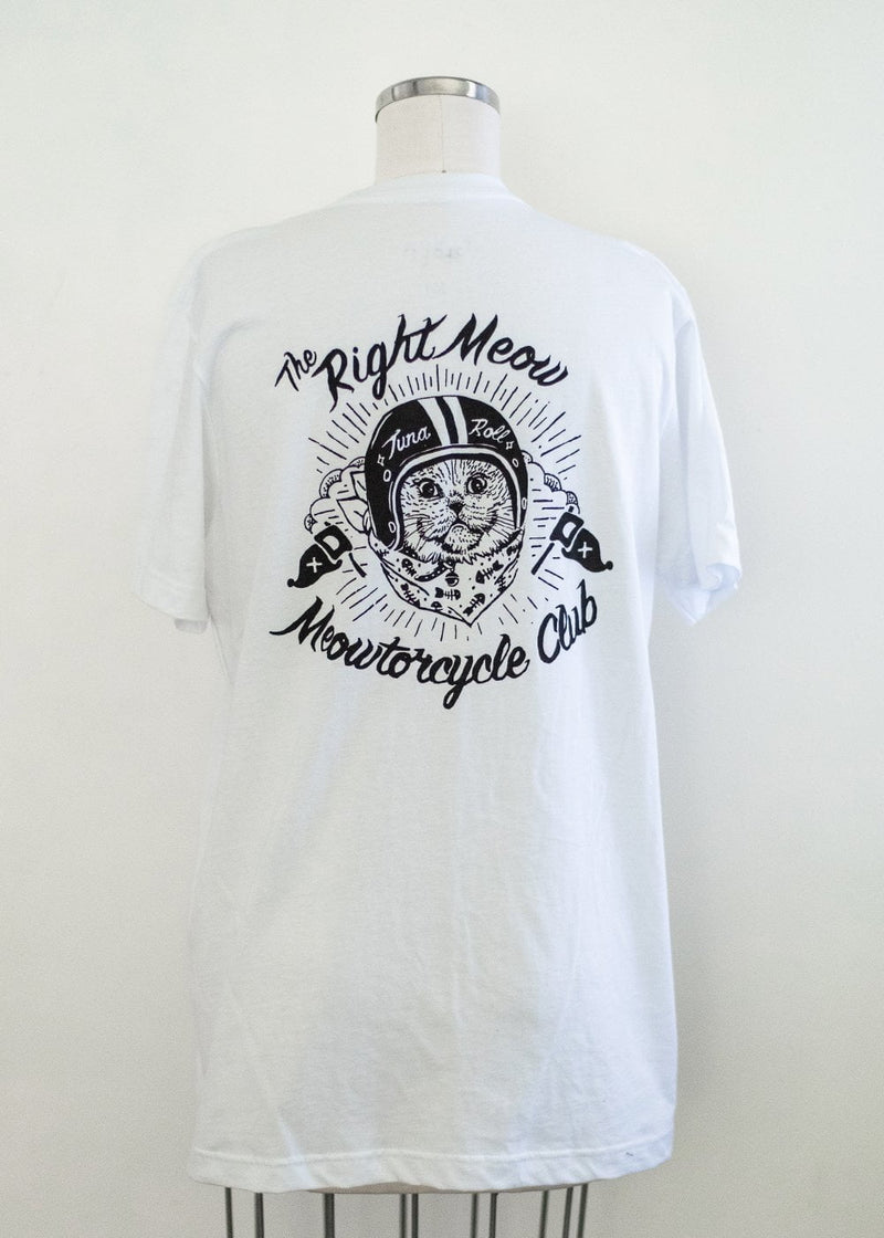 Meowtorcycle Club - vintage cut tee