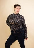 Load image into Gallery viewer, Hawk Moth - turtleneck top - Bamboo Rib Knit
