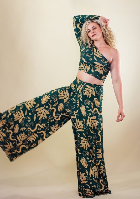 Tapestry - Wide-leg Fancy Pants