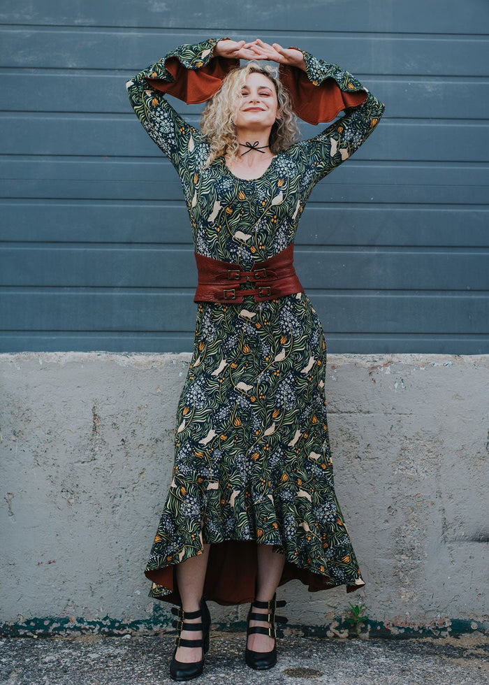 The Flounce Dress in Meadow - Made To Order