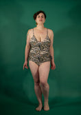 Load image into Gallery viewer, Marylin swimsuit - Fungeyes Basque Green
