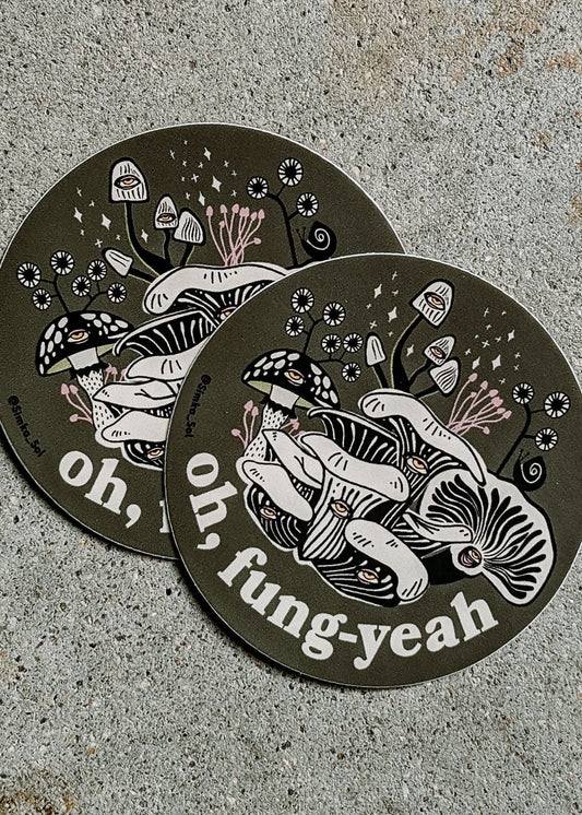 Oh, Fung-Yeah - 3" Vinyl Sticker