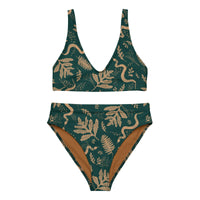 Tapestry - Recycled high-waisted cheeky bikini bottom