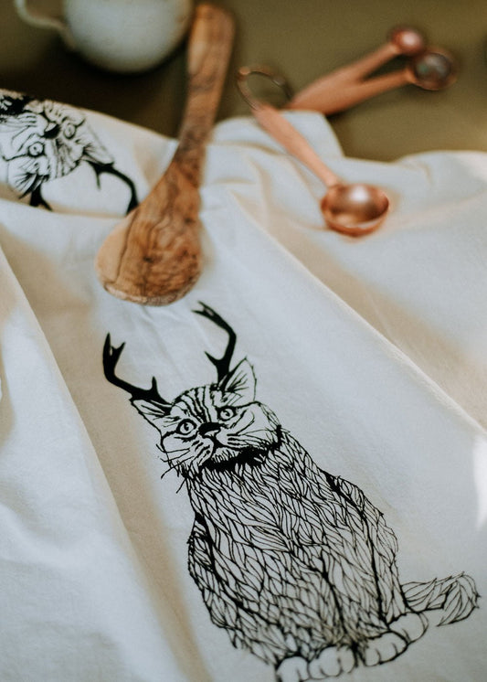 The Original Wild Catalope - Natural Flour Sack Towel