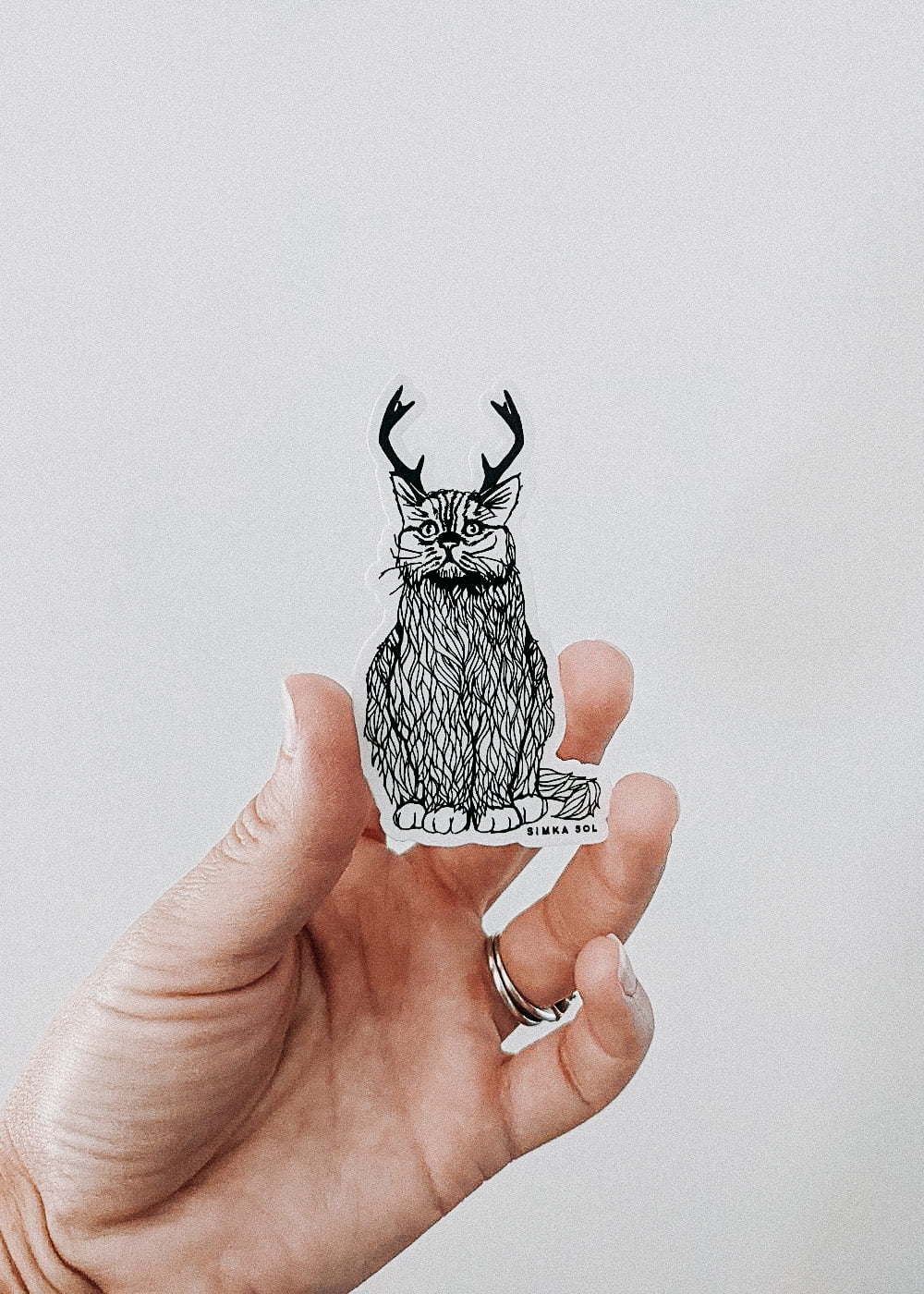 Wild Catalope - 3" x 1.75" Vinyl Sticker