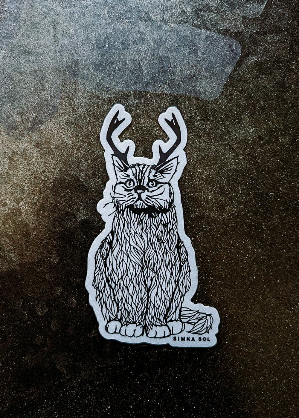 Wild Catalope - 3" x 1.75" Vinyl Sticker