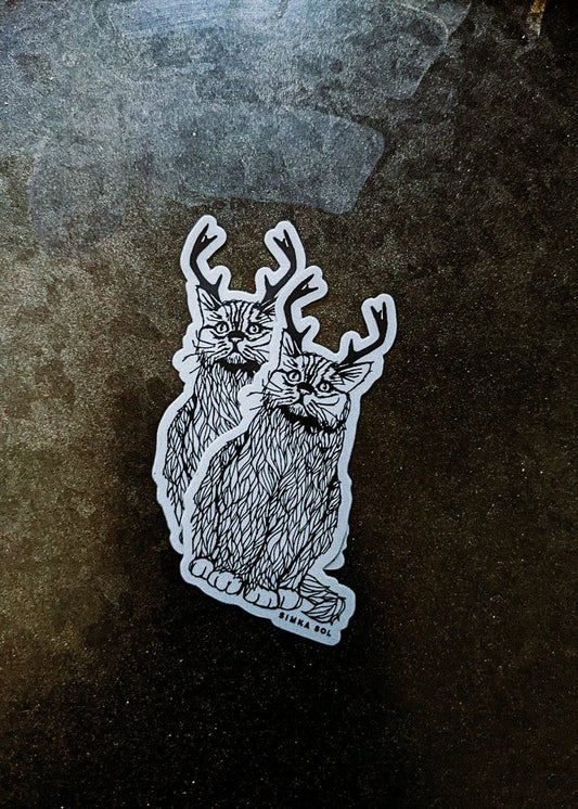 Wild Catalope - 3" x 1.75" Vinyl Sticker