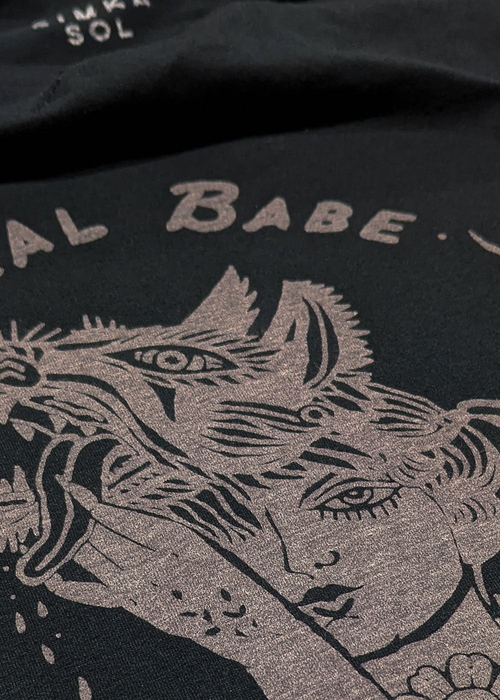 Feral Babe Society - Vintaged Cropped Tee