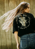 Load image into Gallery viewer, Feral Babe Society - Vintaged Cropped Tee
