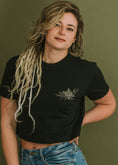 Load image into Gallery viewer, Feral Babe Society - Vintaged Cropped Tee
