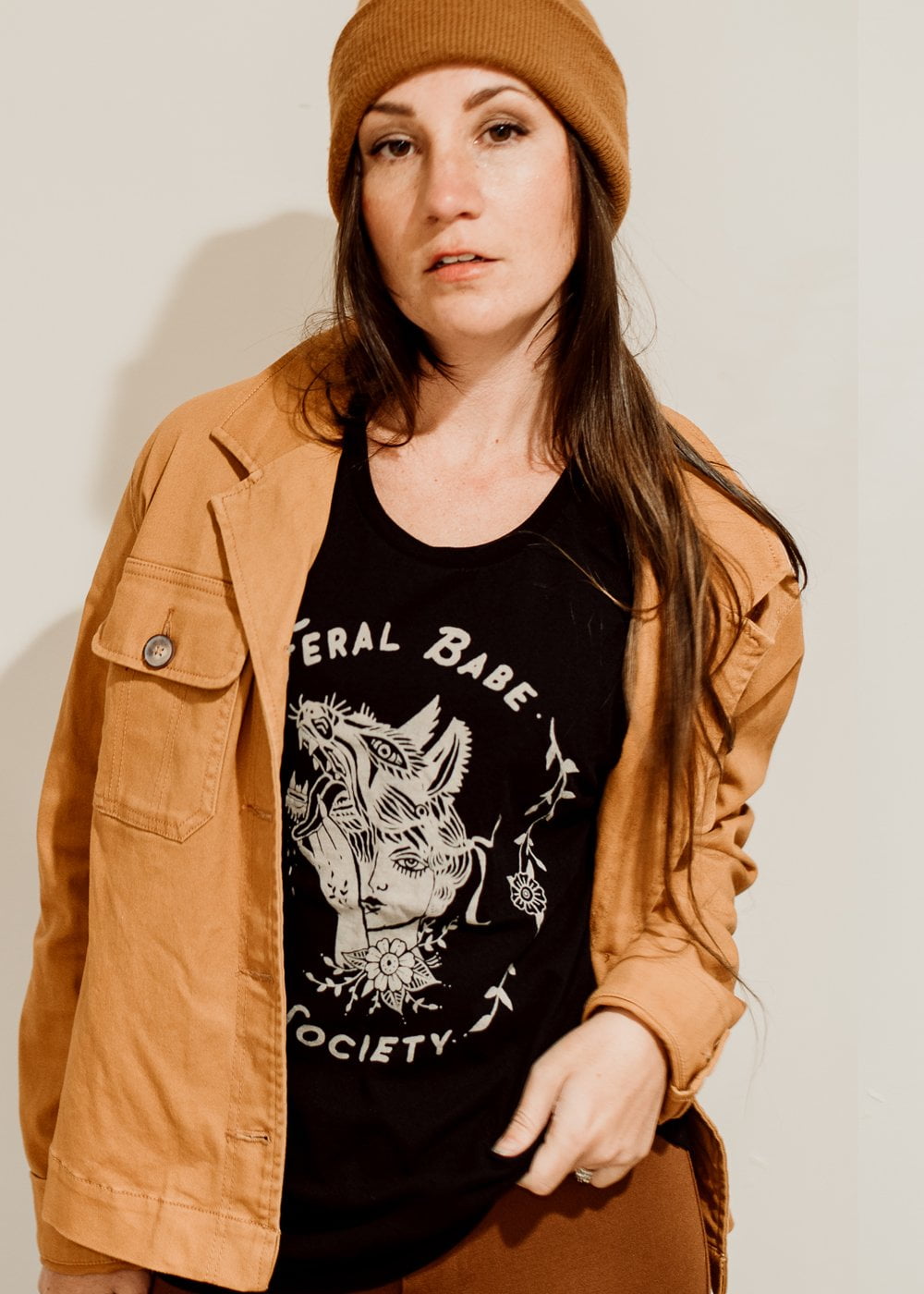 Feral Babe Society - Vintaged Muscle Tank