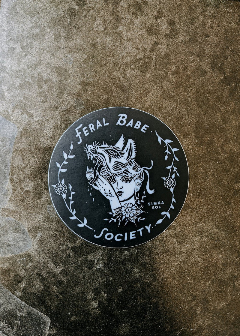 Feral Babe Society - 3" Vinyl Sticker