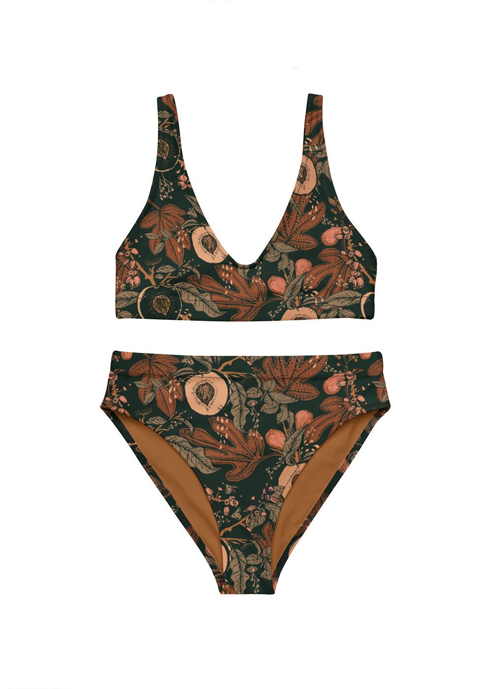 Fruit Queen - Recycled padded bikini top