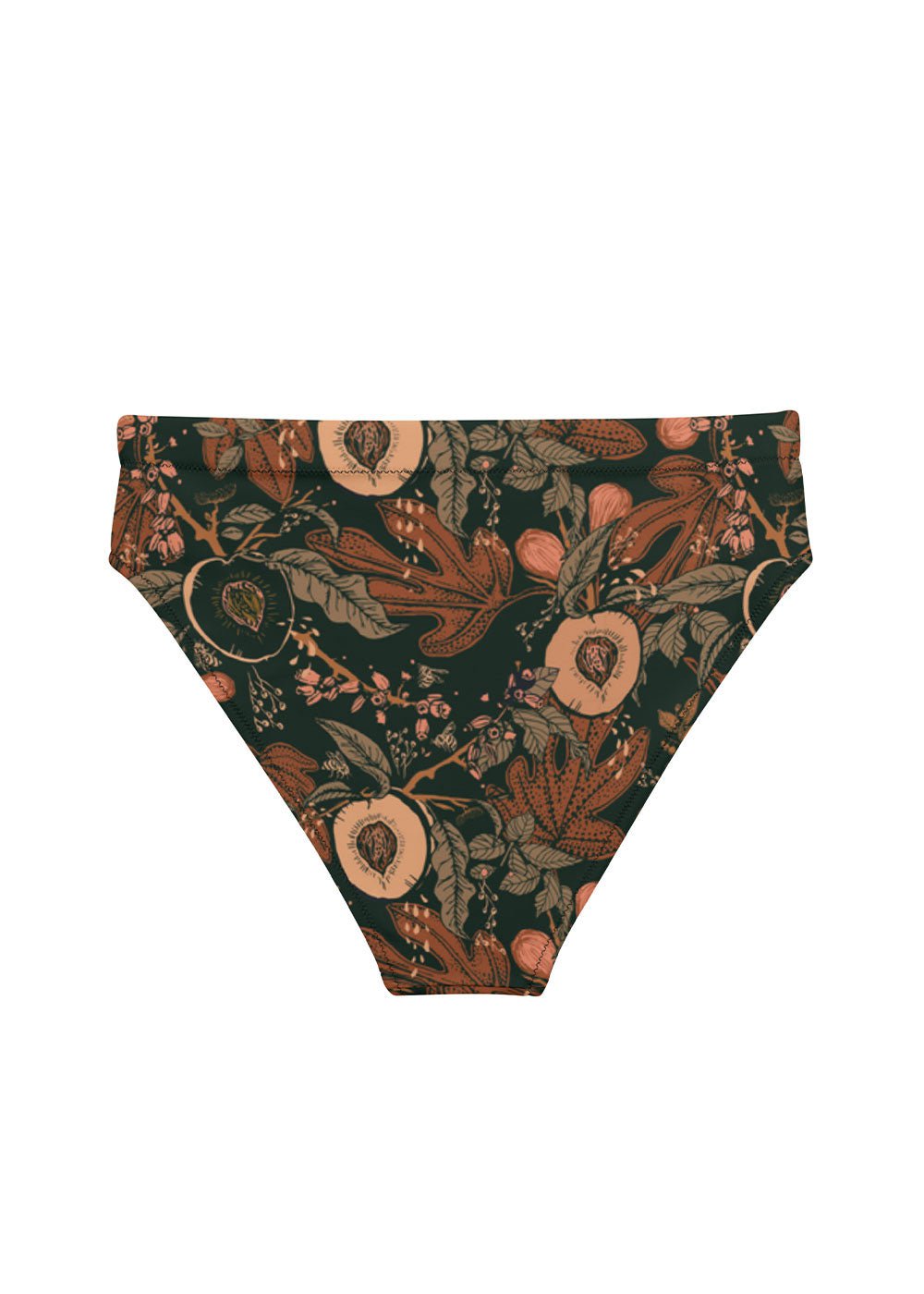 Fruit Queen - Recycled high-waisted cheeky bikini bottom