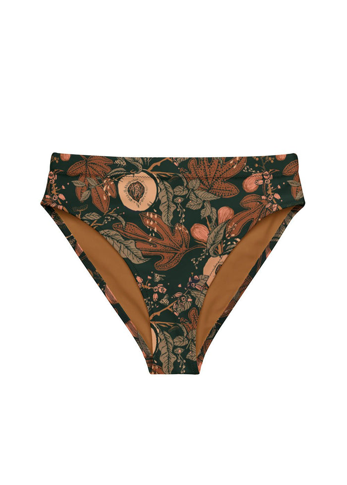 Fruit Queen - Recycled high-waisted cheeky bikini bottom