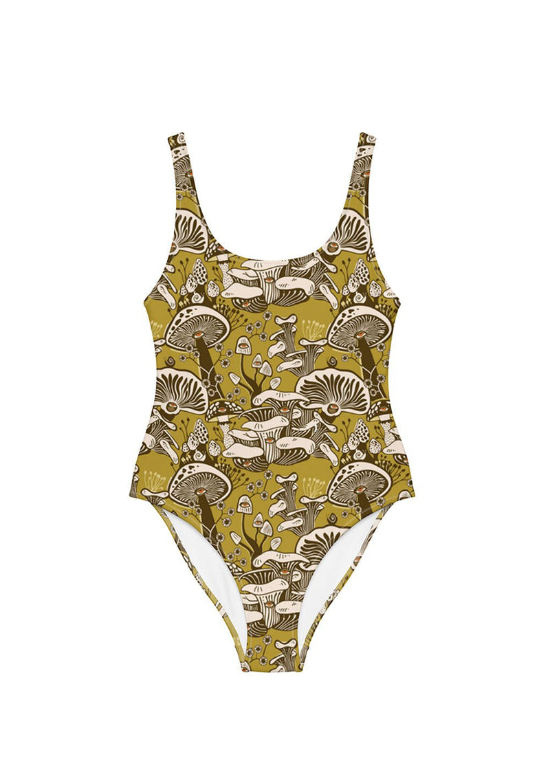 Fungeyes - Ochre One-piece swimsuit