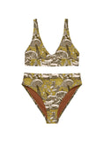 Load image into Gallery viewer, Fungeyes - Ochre - Recycled bikini top
