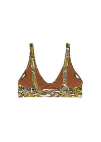 Fungeyes - Ochre - Recycled bikini top