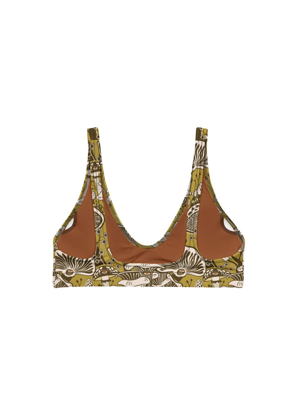 Fungeyes - Ochre - Recycled bikini top