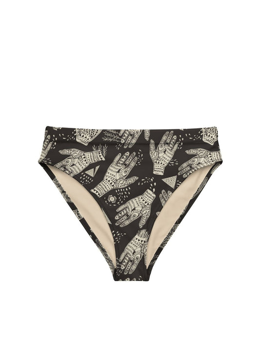 Oracle - Recycled high-waisted cheeky bikini bottom