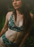 Load image into Gallery viewer, Palm Garden - Recycled bikini top
