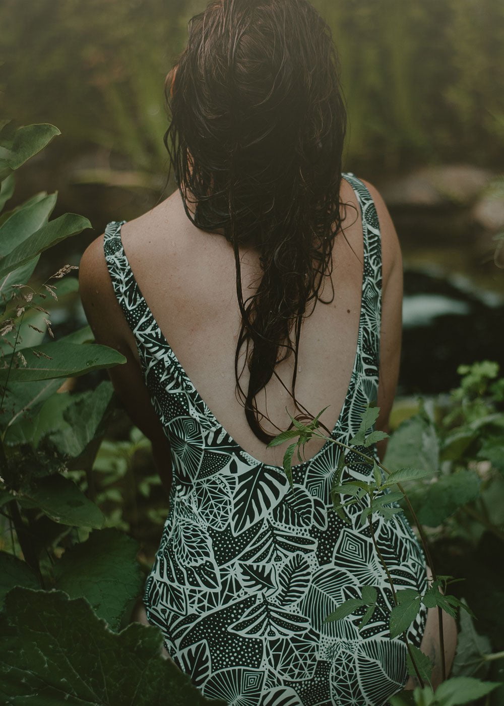 Palm Garden - One-Piece Swimsuit