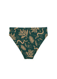 Tapestry - Recycled high-waisted cheeky bikini bottom